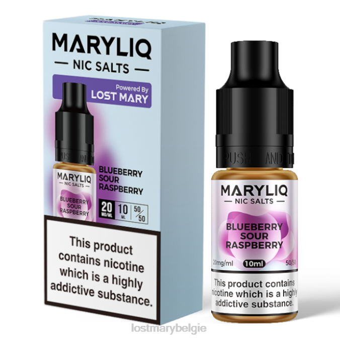 verloren mary maryliq nic-zouten - 10 ml bosbes zure framboos 06FJN207 -LOST MARY Vape Review
