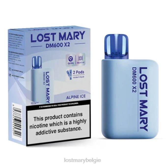 verloren mary dm600 x2 wegwerpvape alpen ijs 06FJN186 -LOST MARY Flavours
