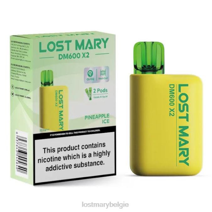 verloren mary dm600 x2 wegwerpvape ananas ijs 06FJN204 -LOST MARY Price