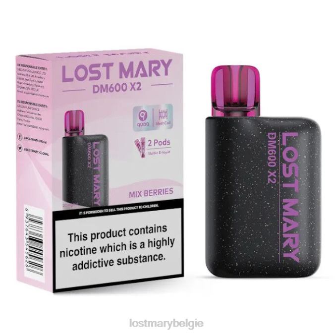 verloren mary dm600 x2 wegwerpvape bessen mengen 06FJN196 -LOST MARY Flavours
