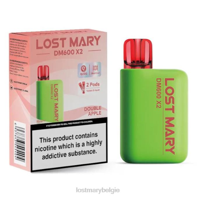 verloren mary dm600 x2 wegwerpvape dubbele appel 06FJN191 -LOST MARY Vape Sale