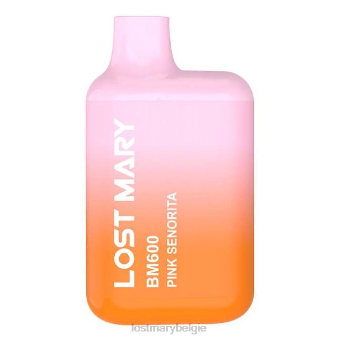 verloren mary bm600 wegwerpvape roze senorita 06FJN128 -LOST MARY Vape Flavors
