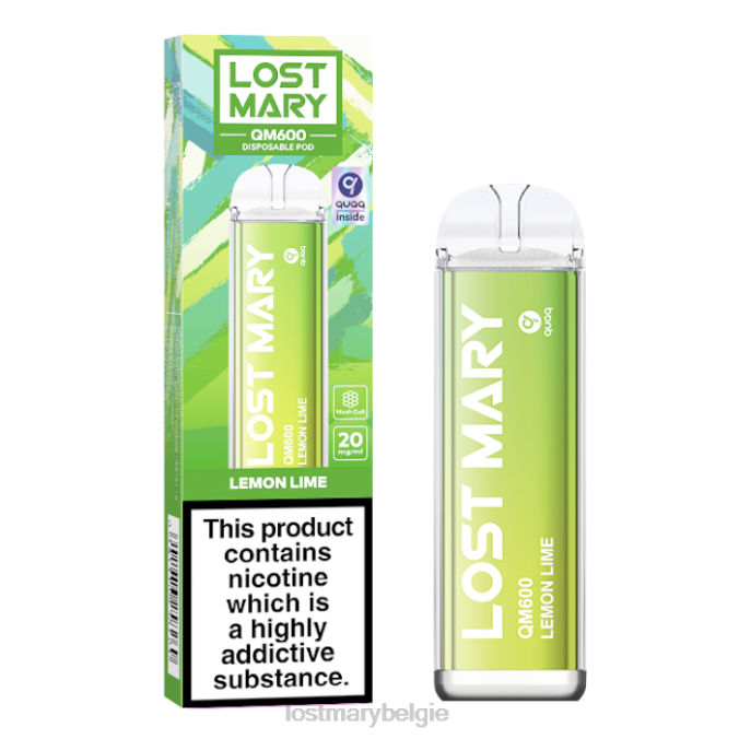 verloren mary qm600 wegwerpvape Citroen limoen 06FJN168 -LOST MARY Vape Flavors
